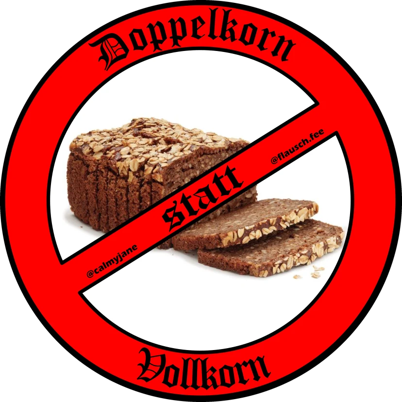 Doppelkorn statt Vollkorn sticker